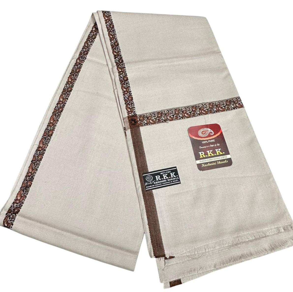 Kashmiri Shawl-Off-White