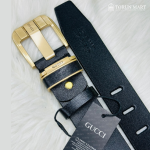 GUCCHI Shiney Golden & Silver Buckle Belt