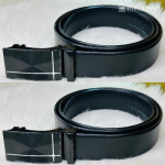 AutoGearFeatures-Belt-Solid Black Leather
