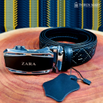 Men’s Premium Genuine Leather Automatic Buckle Belt