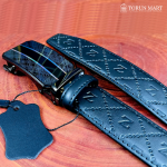 Premium Genuine Leather Automatic Buckle Belt