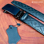 Genuine Leather Automatic Buckle Belt