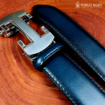 Luxury Leather Belt with Automatic Buckle